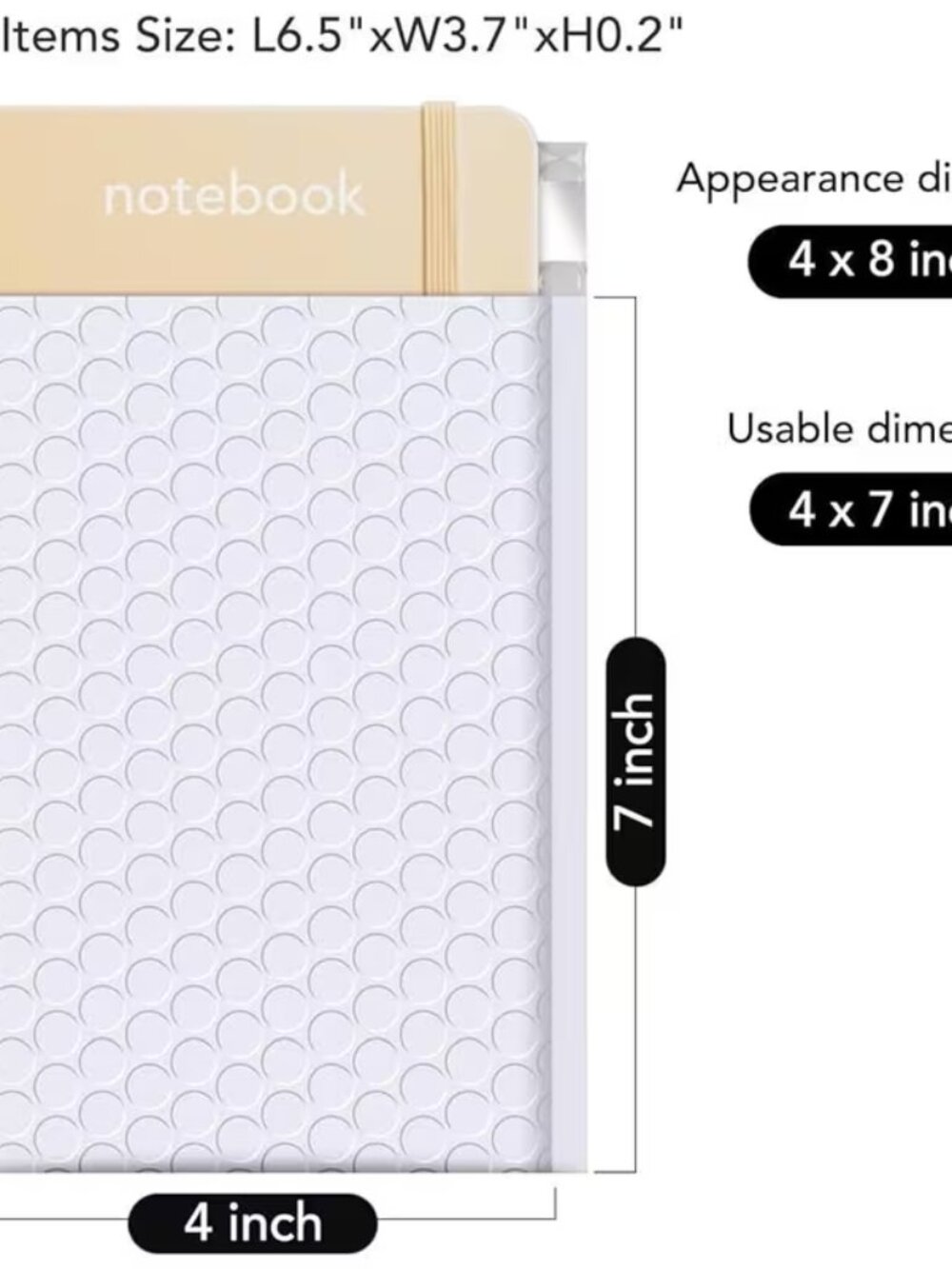 BUBBLE MAILERS SMALL - GET 15 - 4 X 8